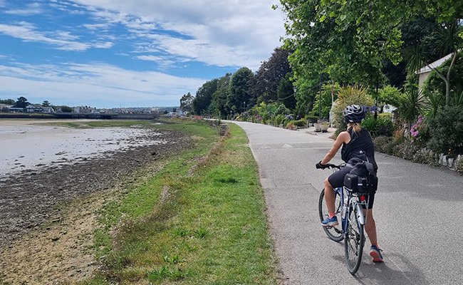 Cornwall in the UK is good for cycling