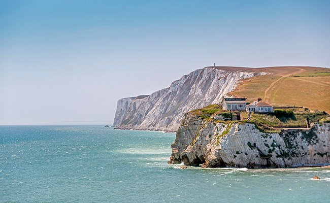 Good for a short cycling break in the UK: Isle of Wight